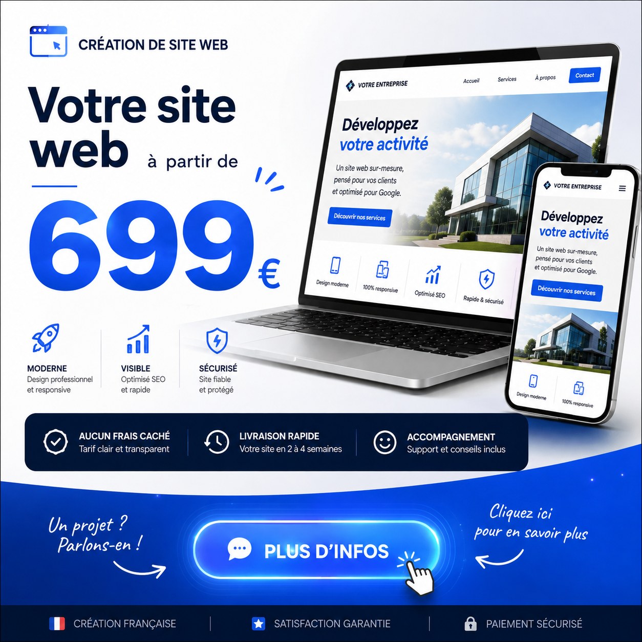 Votre site internet à partir de 699 €